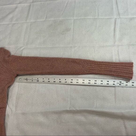 Madewell Pink Merino Wool Alpaca Blend Sweater - Picture 5 of 9